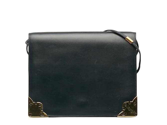 Yves Saint Laurent Leather Sleeping Shoulder Bag  ref.1231101
