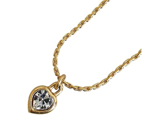 Dior Herzkette Halskette Metall  ref.1231126