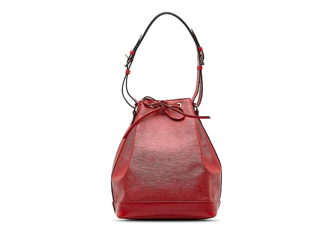 Louis Vuitton Epi Noe Leder Schultertasche M44007 in sehr gutem Zustand Rot  ref.1231142