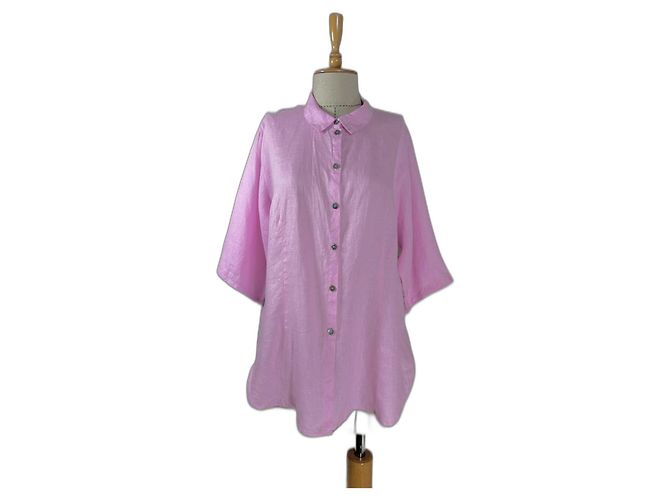 Camicia di lino rosa Bitte Kai Rand