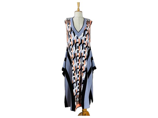 Abito maxi Henrik Vibskov in cotone multicolore