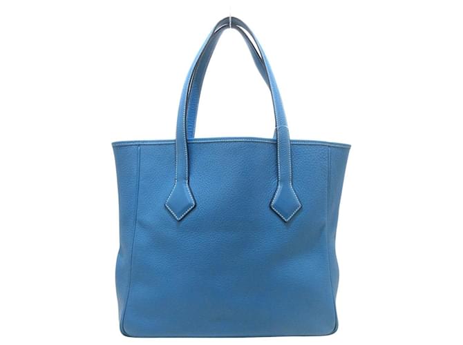 Hermès Victoria Blue Leather  ref.1231263