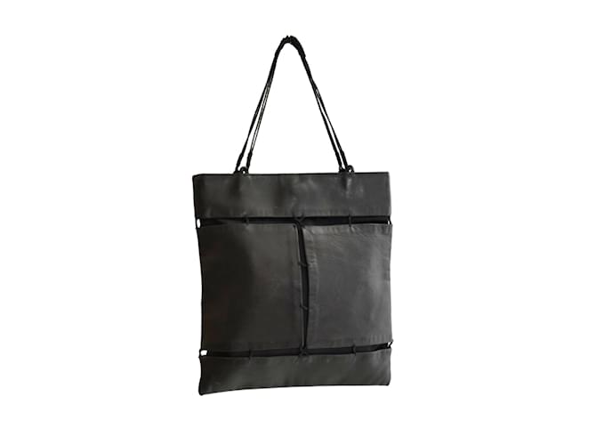 Prada Handbags Black Leather  ref.1231264