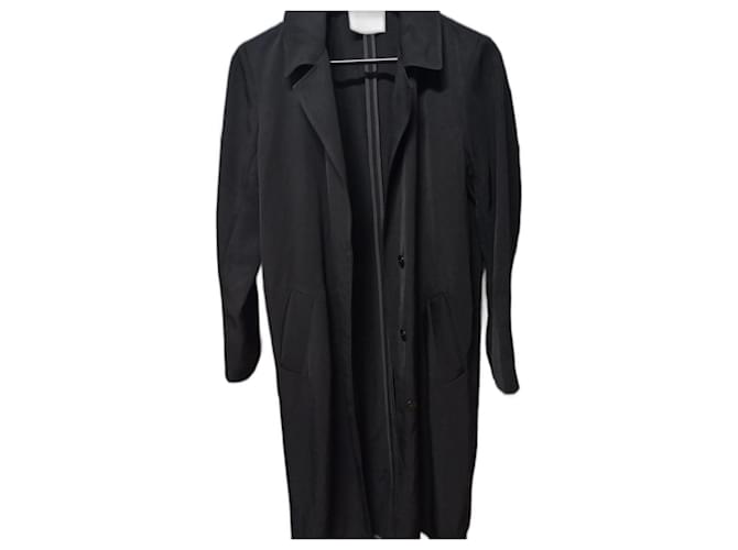 Sandro Coats, Outerwear Black Triacetate  ref.1231275