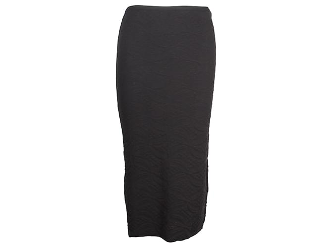 M Missoni Bodycon Midi Skirt in Black  ref.1231363