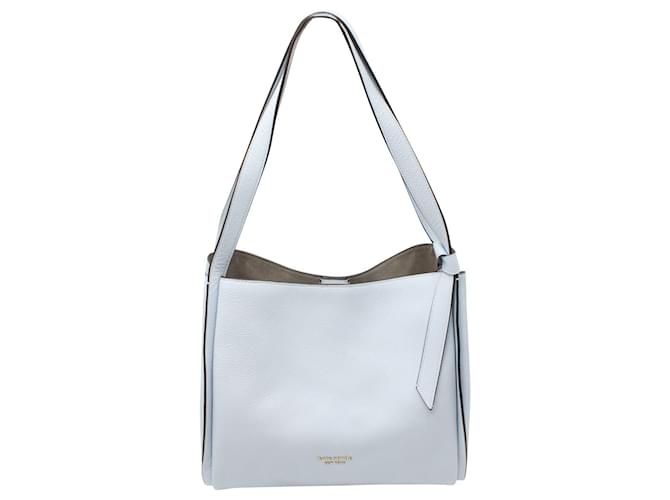 Kate Spade Baby Blue Pebbled Leather Tote Bag  ref.1231389