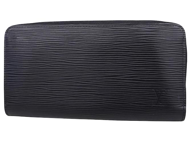 Louis Vuitton Portefeuille zippy Black Leather  ref.1231419