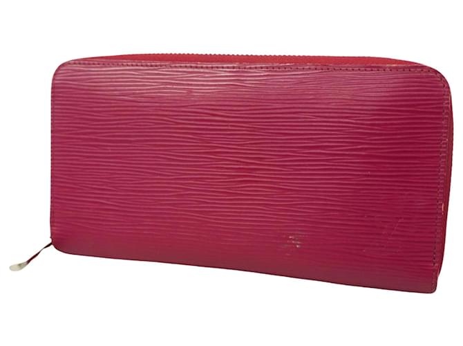 Louis Vuitton Zippy Pink Leder  ref.1231457