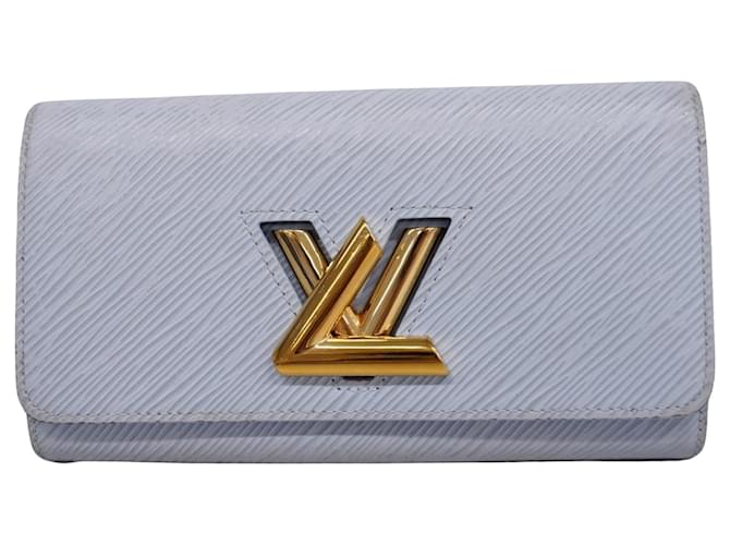 Louis Vuitton Twist Blu Pelle  ref.1231466