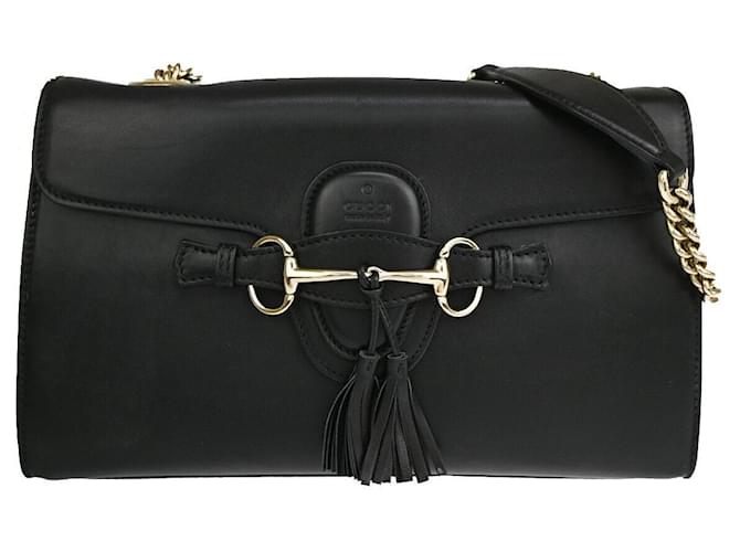 Gucci Emily Black Leather  ref.1231523