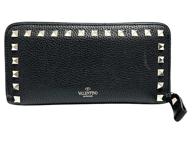 Valentino Garavani Rockstud Black Leather  ref.1231538