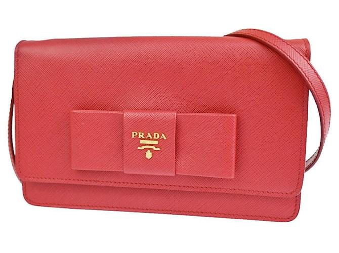 Prada Saffiano Pink Leather  ref.1231563