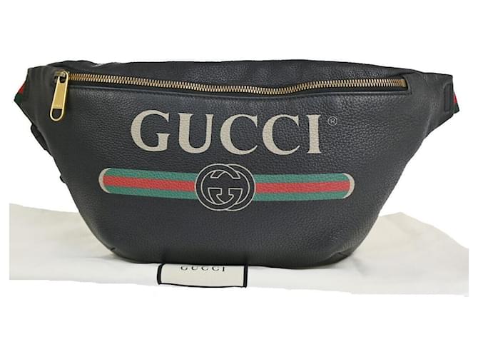 Gucci Shelly Black Leather  ref.1231592
