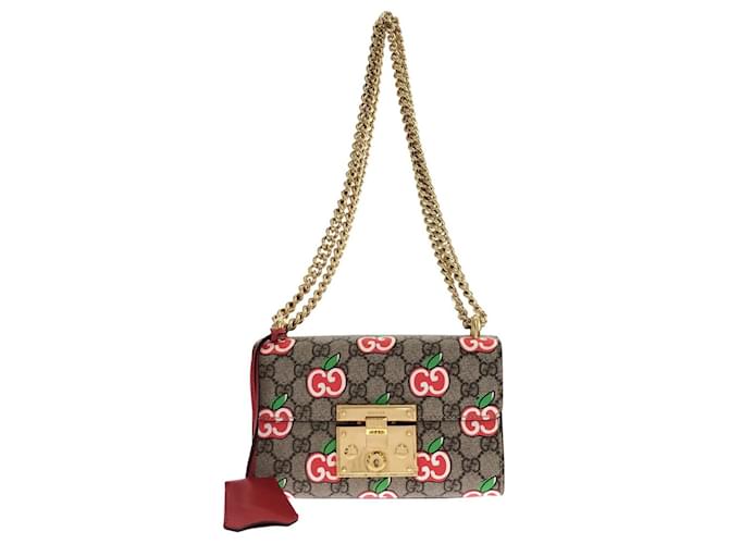 Gucci Pomme GG Toile Rouge  ref.1231638