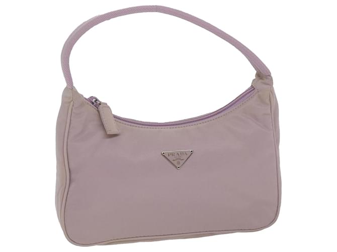 PRADA Hand Bag Nylon Pink Auth 65136  ref.1231694