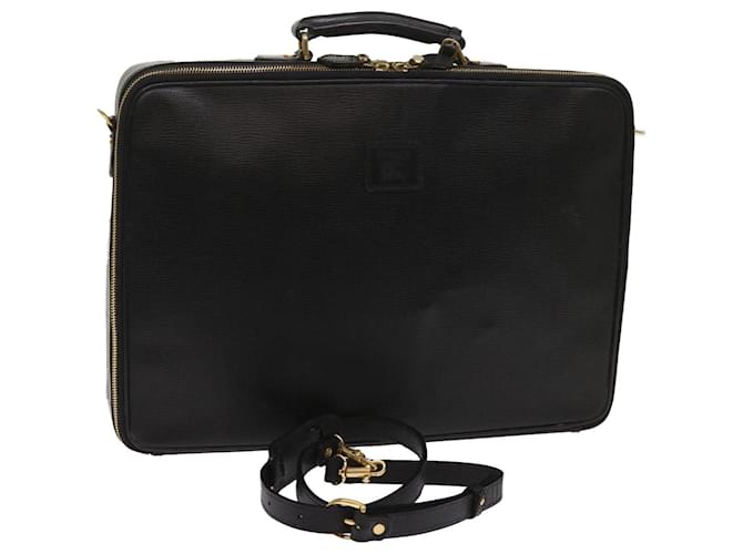 Autre Marque Burberrys Business Bag Leather 2Way Black Auth ac2626  ref.1231702