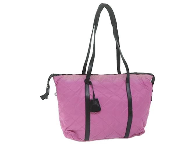 PRADA Tote Bag Nylon Pink Auth 65013  ref.1231726