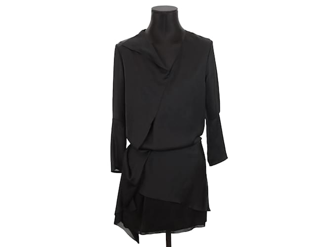 Acne Robe noir Polyester  ref.1231768