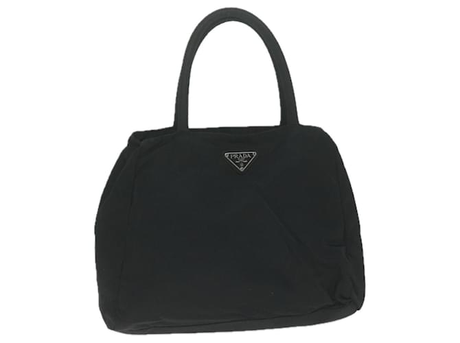 PRADA Hand Bag Nylon Black Auth bs11647  ref.1231780