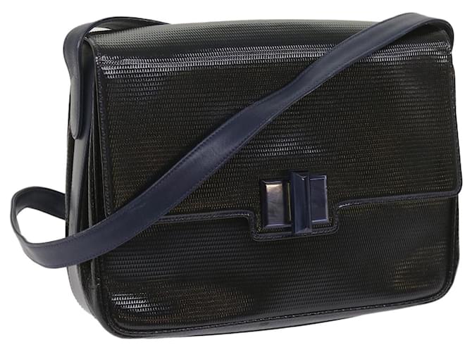 GUCCI Shoulder Bag Leather Black Auth ep2943  ref.1231789