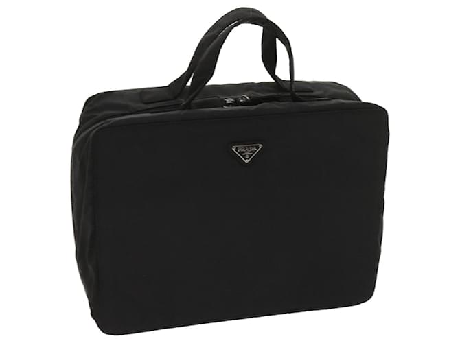 PRADA Hand Bag Nylon Black Auth bs11702  ref.1231827