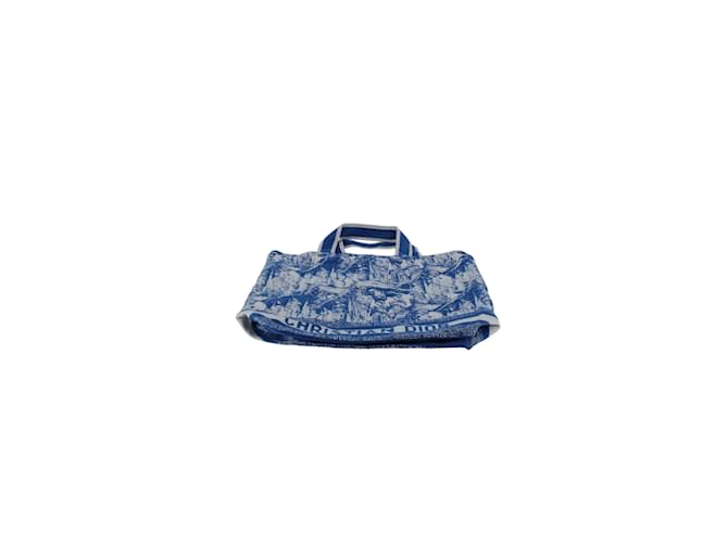 Dior Tote de algodão Azul  ref.1231854