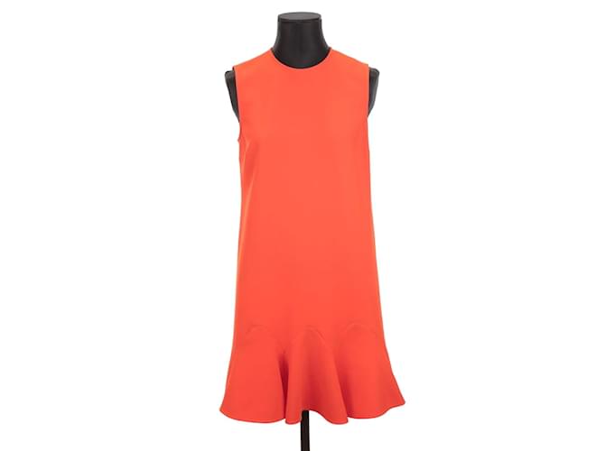 Victoria Beckham Orange dress Polyester  ref.1231857