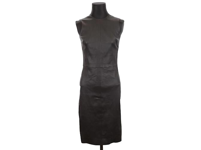 Stouls Leather Over Dress Black  ref.1231861