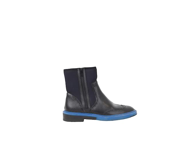 Balenciaga Leather boots Black  ref.1231864
