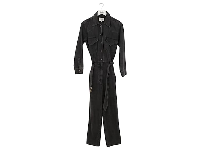 Nanushka Cotton jumpsuit Black  ref.1231868