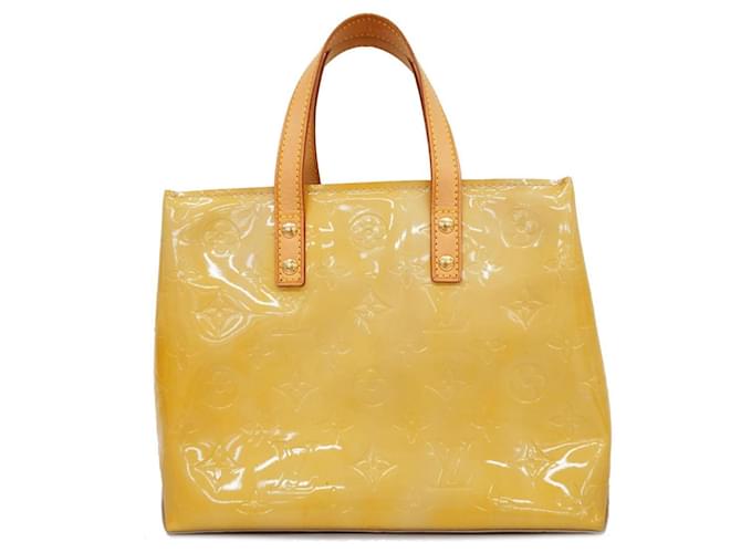 Louis Vuitton Reade Cuir vernis Beige  ref.1231897