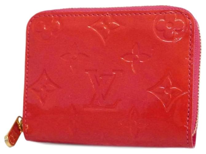 Louis Vuitton Porte monnaie Zippy Pink Lackleder  ref.1231956