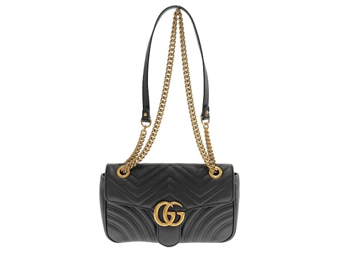 Gucci GG Marmont Black Leather  ref.1231964