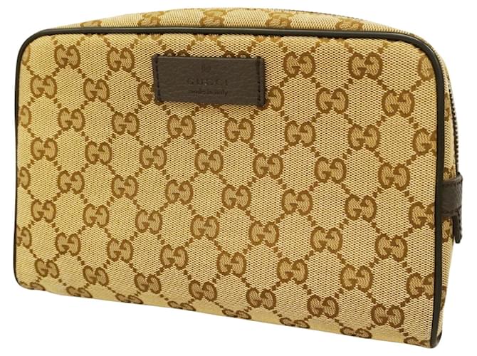 Gucci Gürteltasche Braun Leinwand  ref.1232050