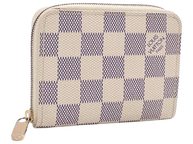 Louis Vuitton Zippy Coin Purse Beige Cloth  ref.1232107