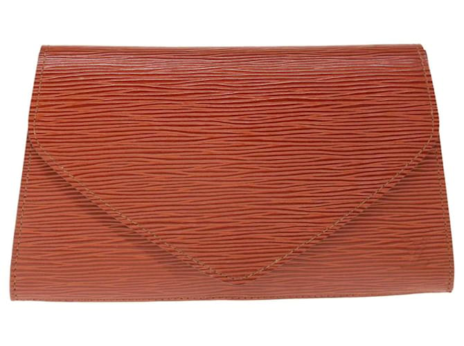 Louis Vuitton Pochette Brown Leather  ref.1232151