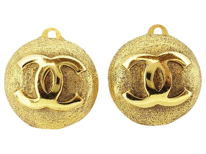 Timeless Chanel COCO Mark Dourado Banhado a ouro  ref.1232162