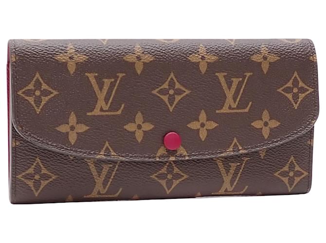 Louis Vuitton Emilie Brown Cloth  ref.1232167