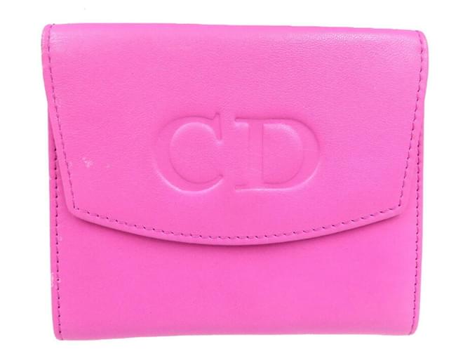 Dior CD Pink Leather  ref.1232169