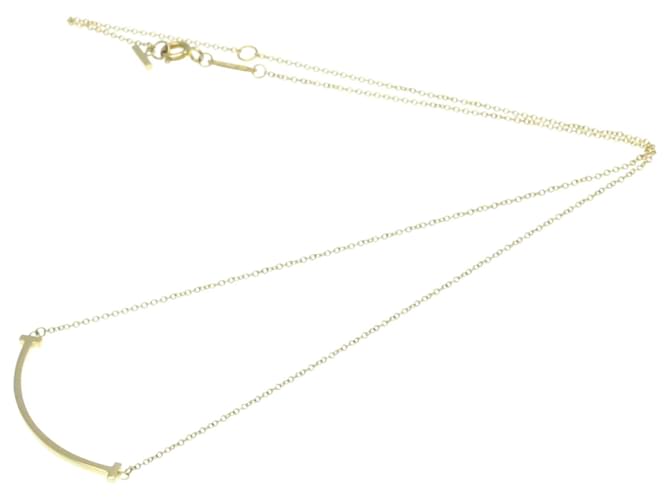 Tiffany & Co T Sorriso Dourado Ouro amarelo  ref.1232246