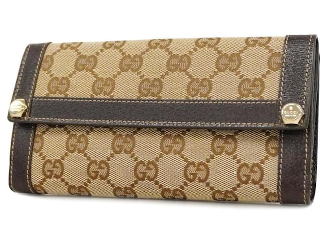 Gucci GG Canvas Brown Cloth  ref.1232291