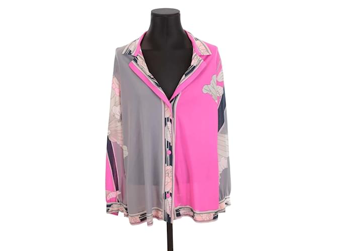 Leonard Wrap blouse Pink Polyester  ref.1232309