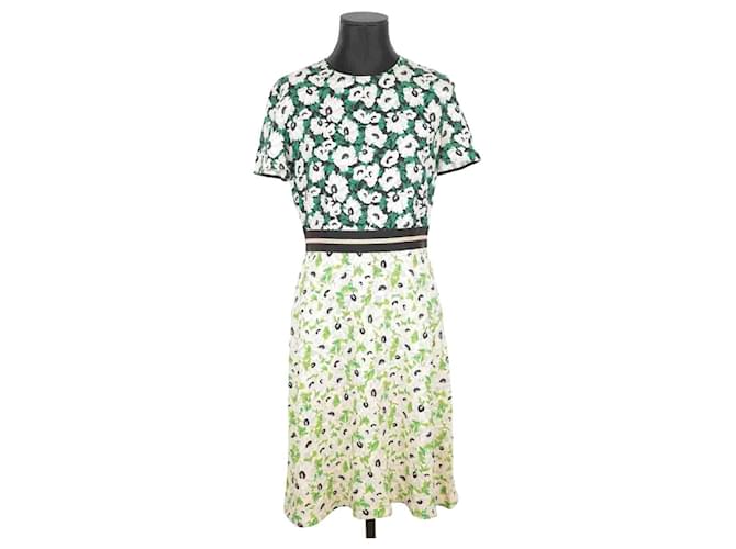 Stella Mc Cartney Green dress Polyester  ref.1232312