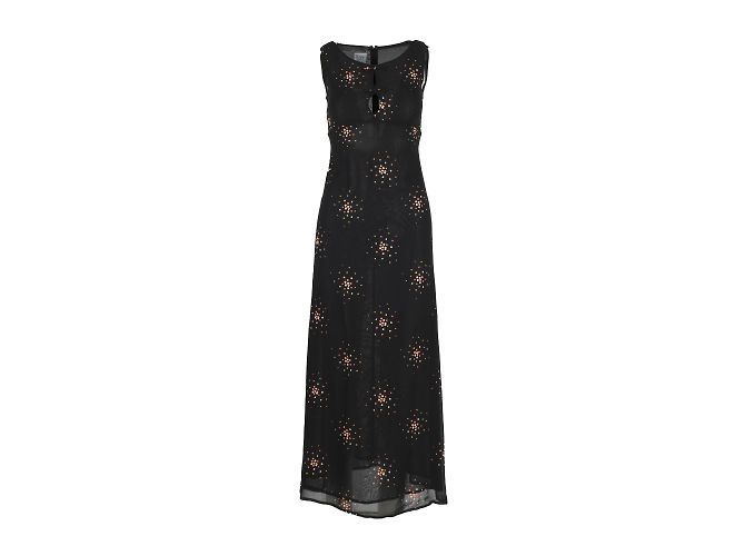 Moschino Cheap and Chic Printed Maxi Dress Black