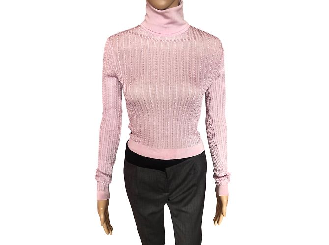 BALENCIAGA Top T.fr 36 Viscosa Rosa
