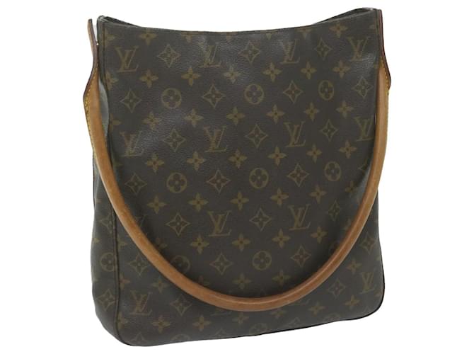 Louis Vuitton Looping Castaño Lienzo  ref.1232413