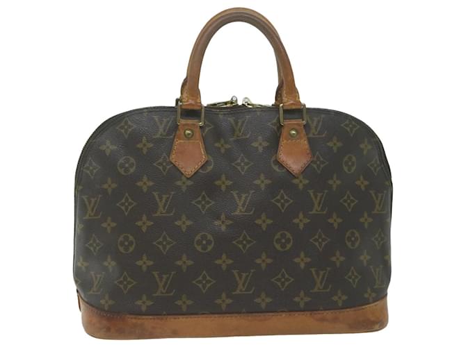 Louis Vuitton Alma Brown Cloth  ref.1232435