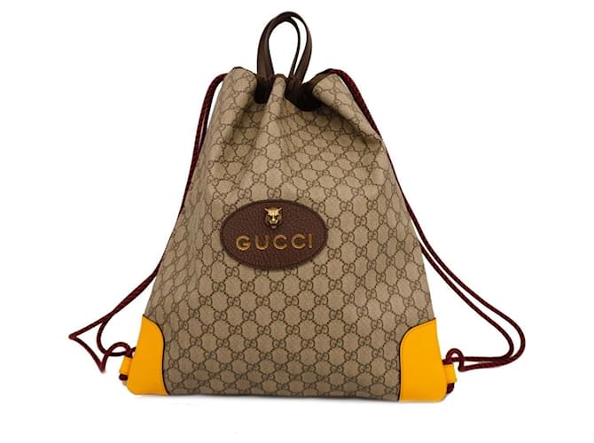 Gucci GG Supreme Brown Cloth  ref.1232485