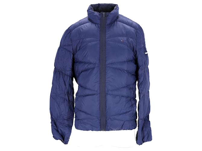 Tommy Hilfiger Herrenjacke Marineblau Polyamid Nylon  ref.1232538