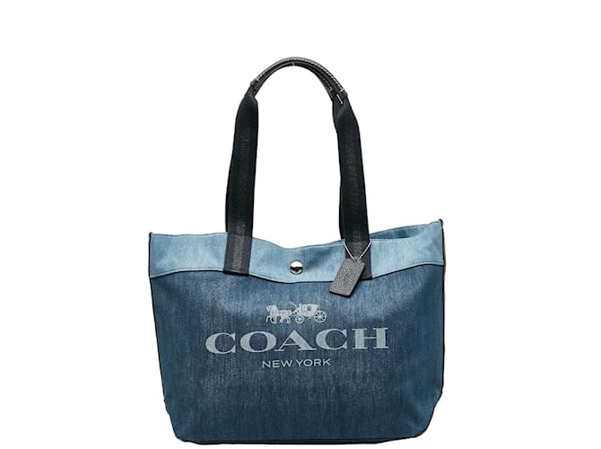 Coach Denim Logo Tote Bag 91131  ref.1232575